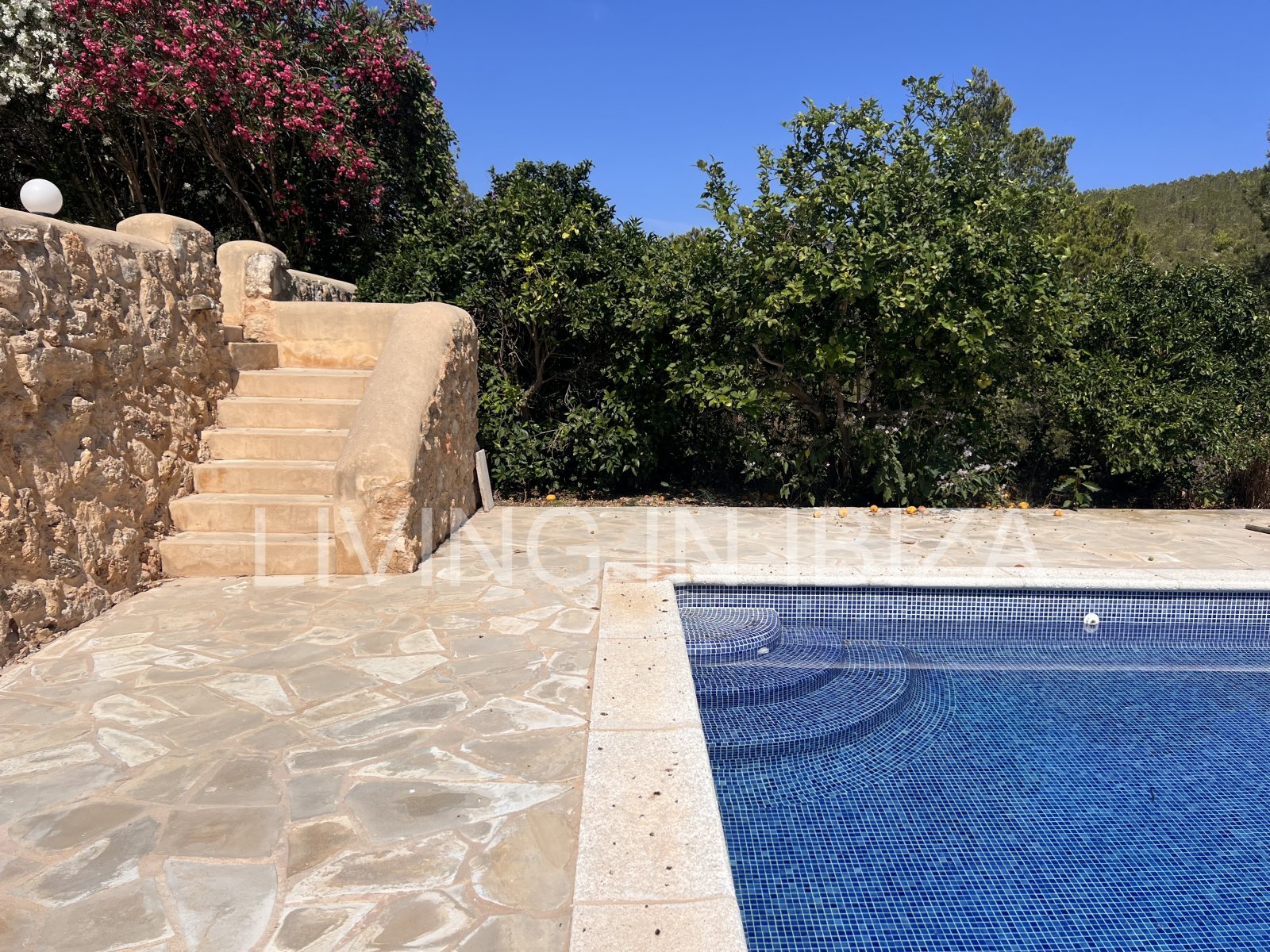 Typische Ibizenkische Finca in 2 Etagen mit Pool und ohne nahe Nachbarn zur langfristigen Vermietung in Santa Eulalia del Rio, Ibiza