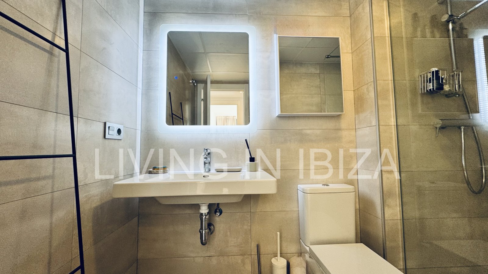 FORMENTERA VIEWS – Exklusives Design-Penthouse mit Meerblick in Ibiza, in einer luxuriösen Wohnanlage in der Stadt Santa Eulalia del Rio