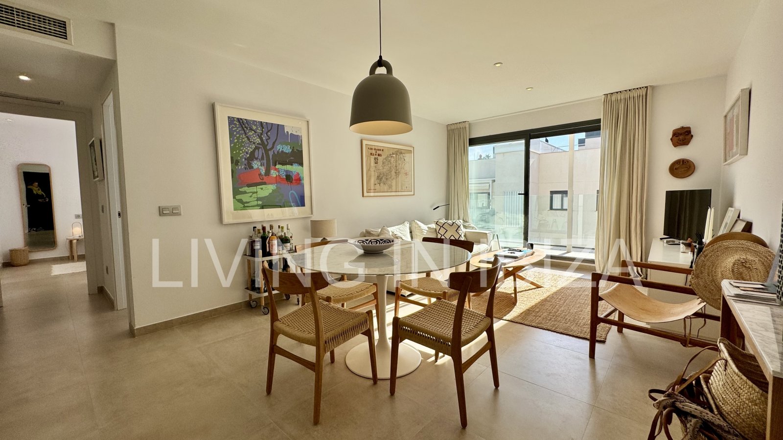 FORMENTERA VIEWS – Exklusives Design-Penthouse mit Meerblick in Ibiza, in einer luxuriösen Wohnanlage in der Stadt Santa Eulalia del Rio