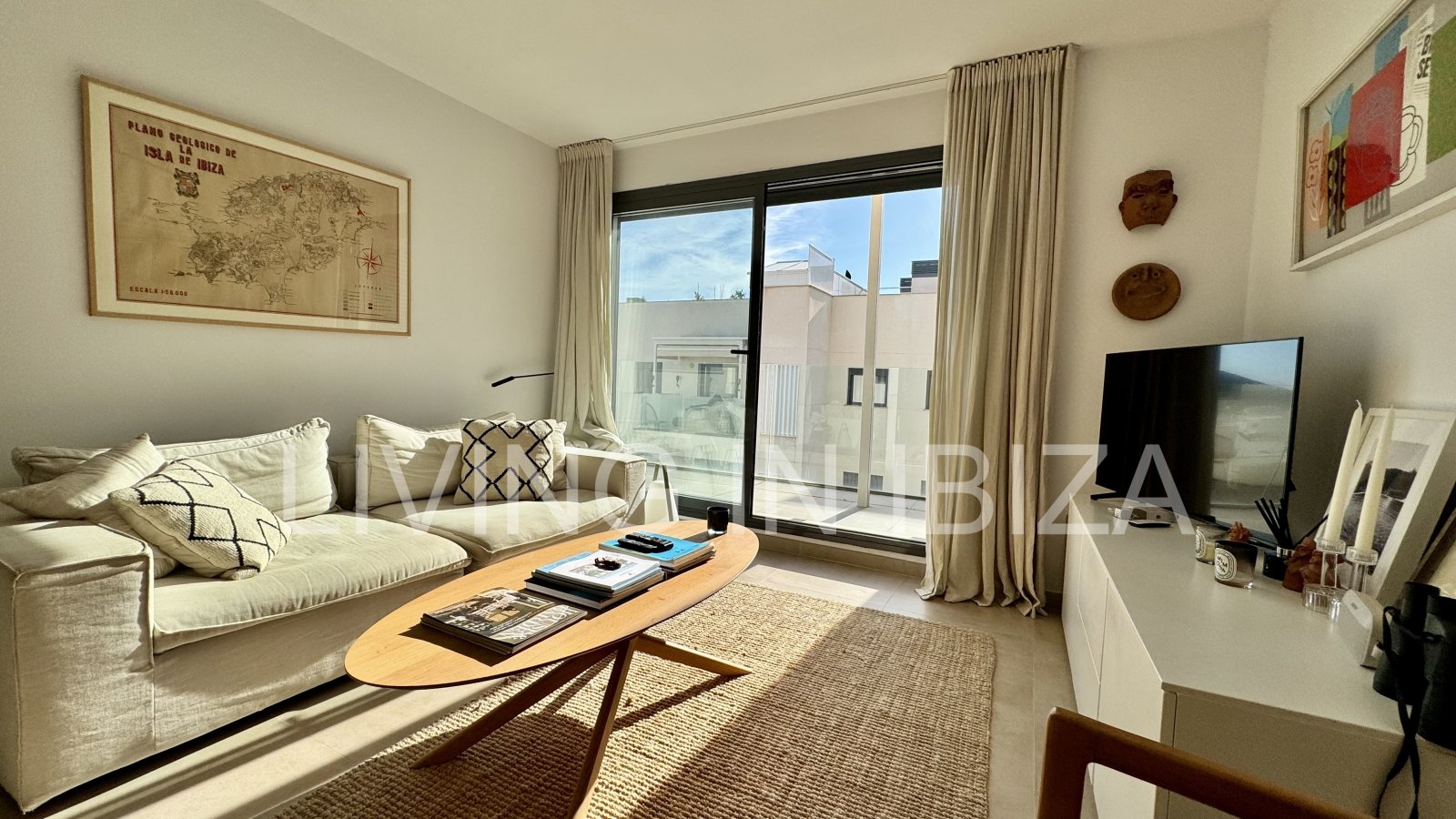 FORMENTERA VIEWS – Exklusives Design-Penthouse mit Meerblick in Ibiza, in einer luxuriösen Wohnanlage in der Stadt Santa Eulalia del Rio