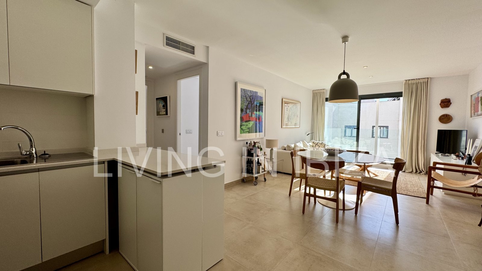 FORMENTERA VIEWS – Exklusives Design-Penthouse mit Meerblick in Ibiza, in einer luxuriösen Wohnanlage in der Stadt Santa Eulalia del Rio