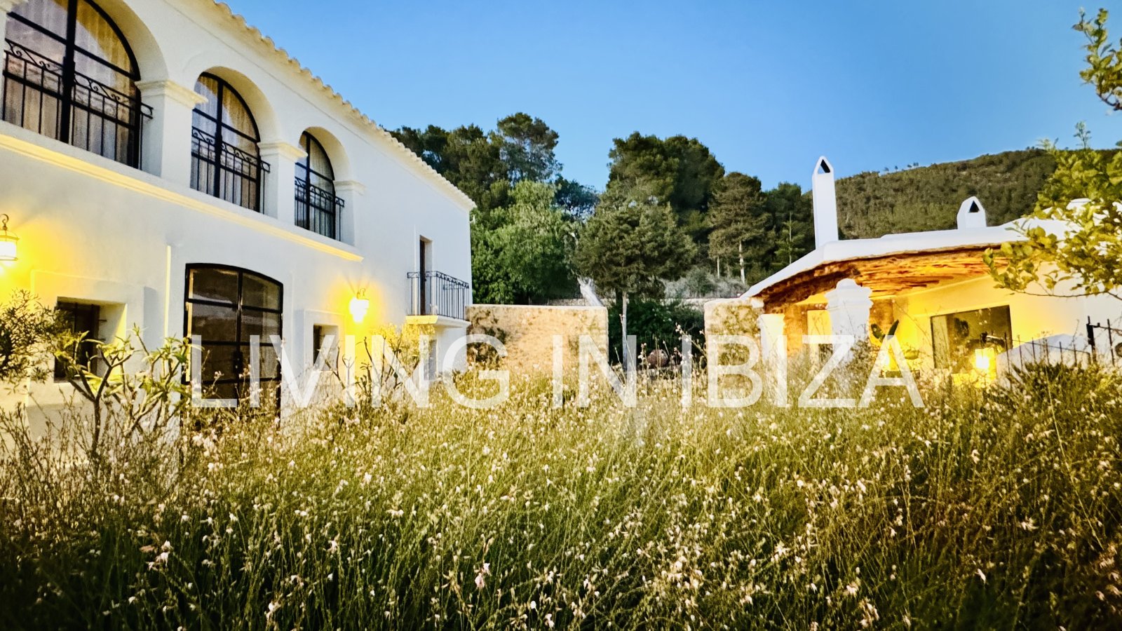Langfristige Vermietung: Einzigartige ibizenkische Finca, vollständig renoviert, unmöbliert, mit beheizbarem Pool und Gästelounge in San Juan, Ibiza