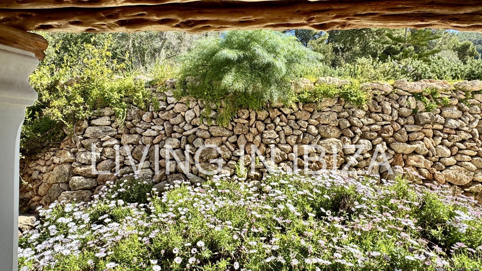 Langfristige Vermietung: Einzigartige ibizenkische Finca, vollständig renoviert, unmöbliert, mit beheizbarem Pool und Gästelounge in San Juan, Ibiza