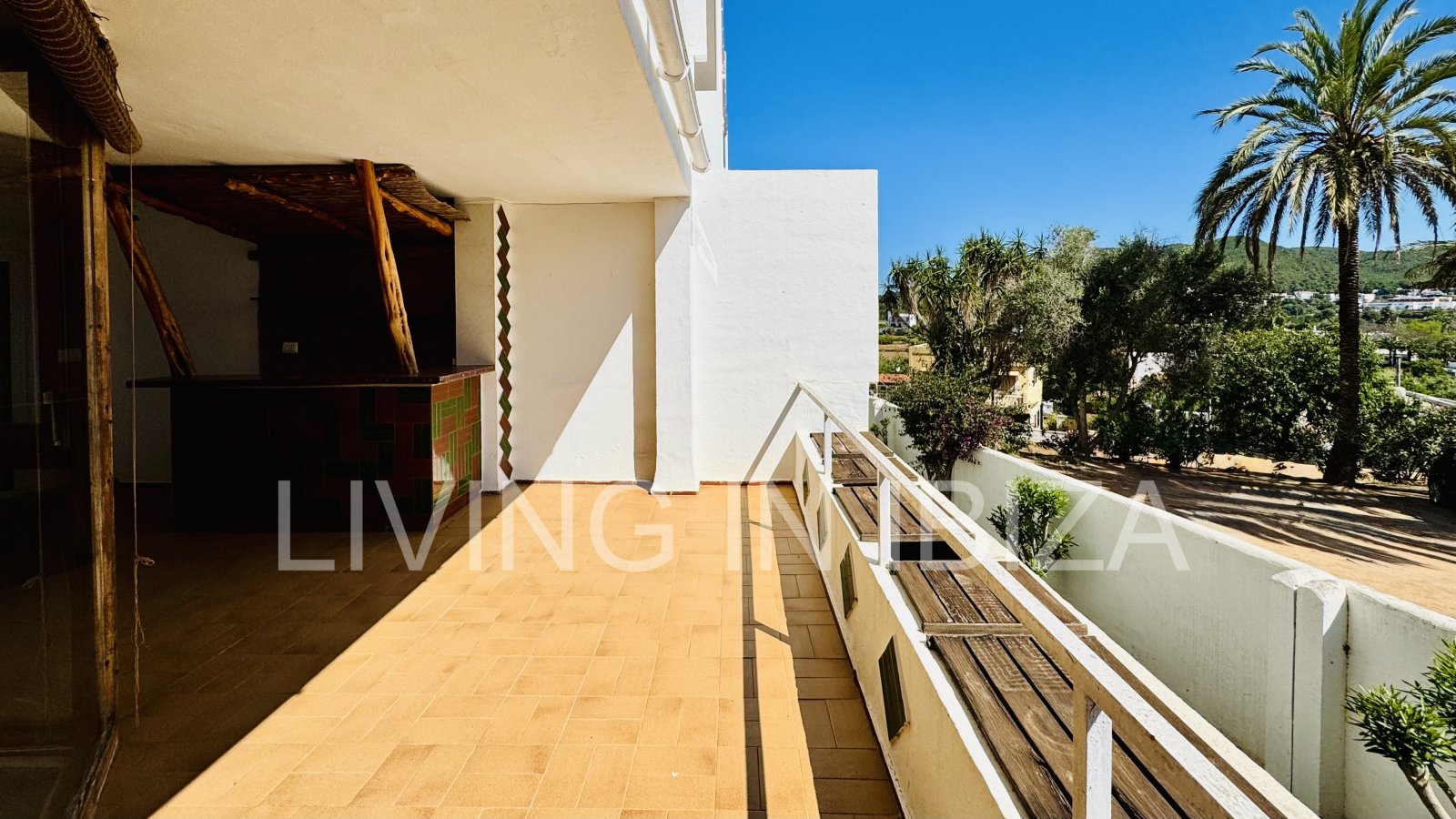 Wohnung zu verkaufen: 92 m² große Wohnung in der ruhigen und begehrten Gegend Siesta in Santa Eulalia del Río (Ibiza) zu verkaufen, nur wenige Gehminu