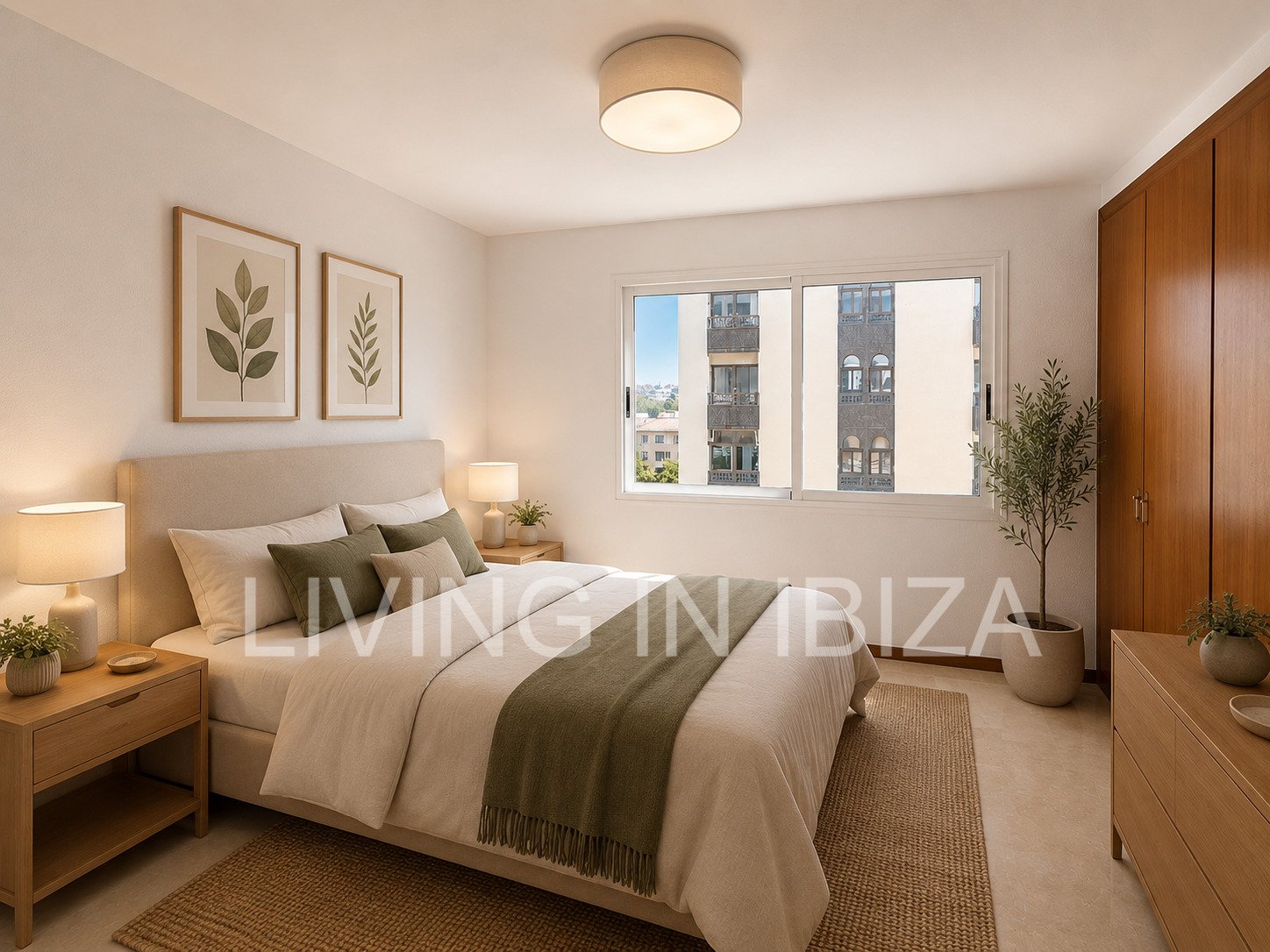 Wohnung im Herzen von Santa Eulària del Río auf Ibiza zu verkaufen.