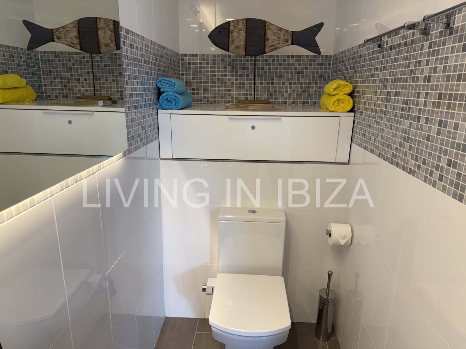 Langzeitmiete in San José, Ibiza – Elegante 2-Schlafzimmer-Wohnung mit Pool und Parkplatz