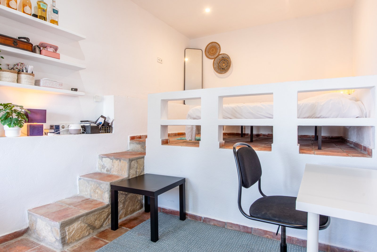 Stunning 8 bedroom, 3 storey villa with private pool and 180 degree sea and sunset views. Nestled on a mountain hill of Ibiza, Cala Conta