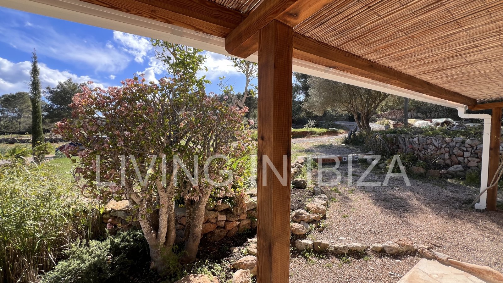 For yearly rental without furniture. An authentic country house in Santa Gertrudis, Ibiza. Enjoy the charm of living in the heart of nature