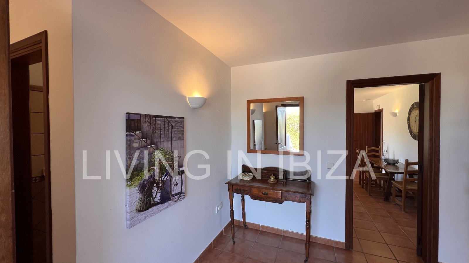  Attractive and spacious villa with Pool and sea views for seasonal rent in San Carlos, Santa Eulalia del Río, Ibiza, near Cala Nova, Cala Llenya 