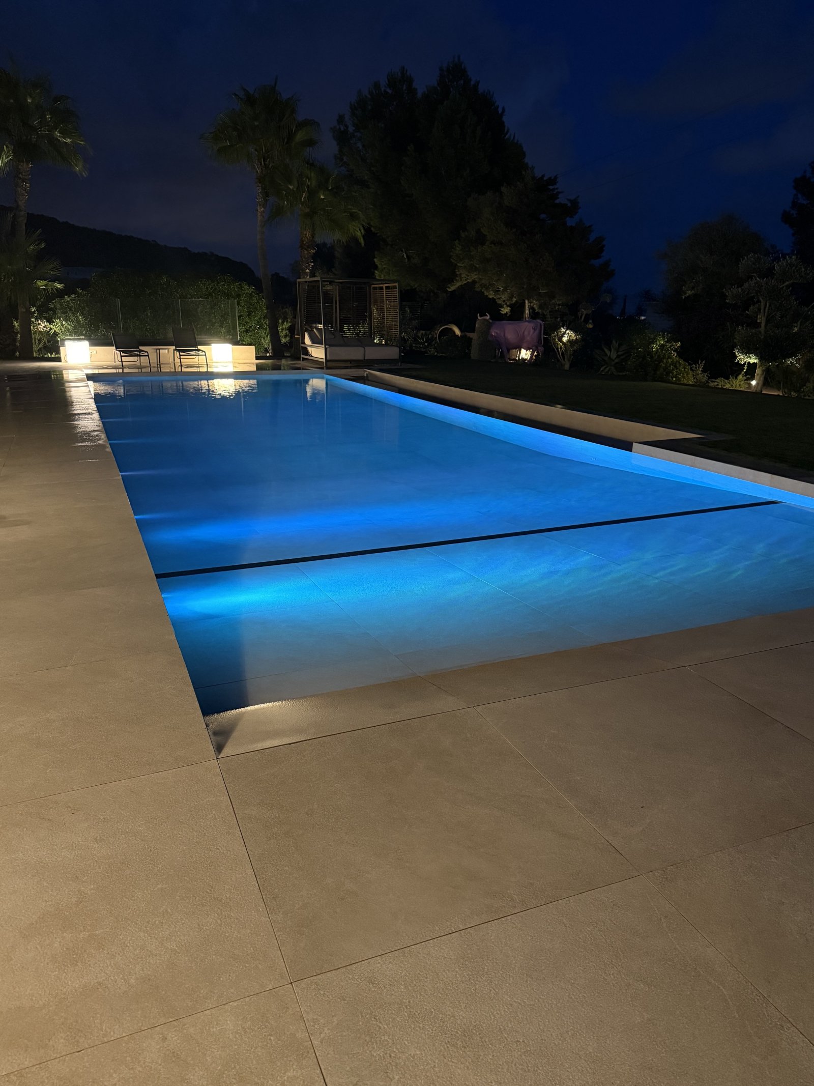 Long-term rental – contract for up to 10 months  Design villa in the Sant Jordi area, Ibiza South-east facing · Modern Mediterranean style · Breathtak