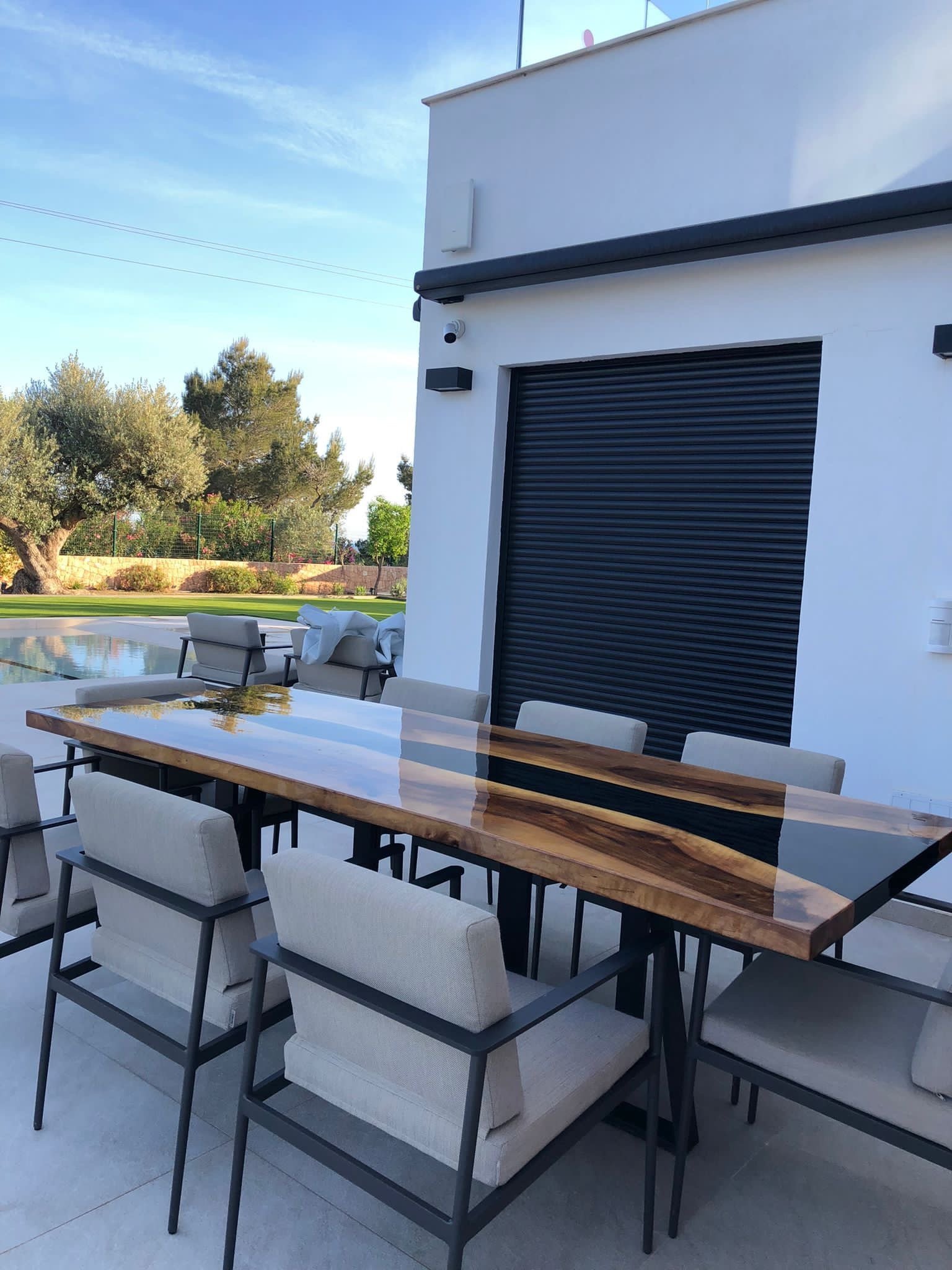 Long-term rental – contract for up to 10 months  Design villa in the Sant Jordi area, Ibiza South-east facing · Modern Mediterranean style · Breathtak