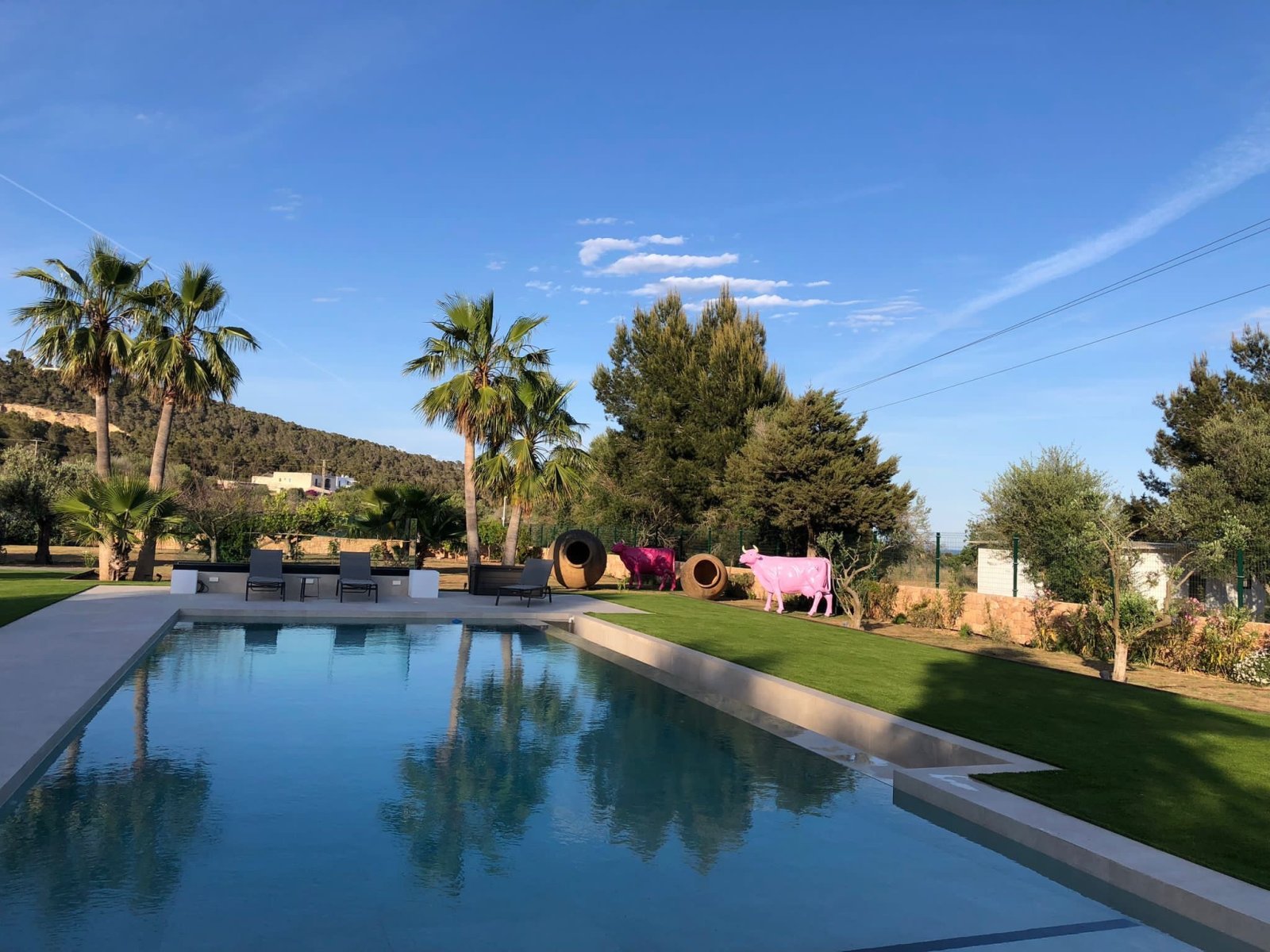 Long-term rental – contract for up to 10 months  Design villa in the Sant Jordi area, Ibiza South-east facing · Modern Mediterranean style · Breathtak