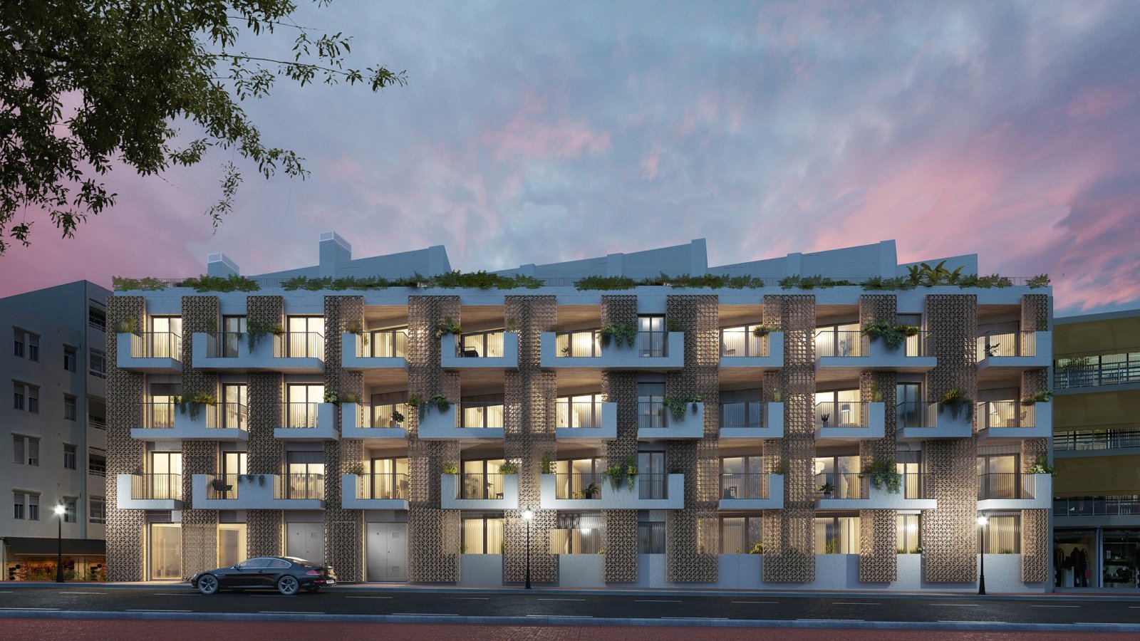 New apartment in Eulalia, Ibiza, nearing completion, with parking space and storage room included.