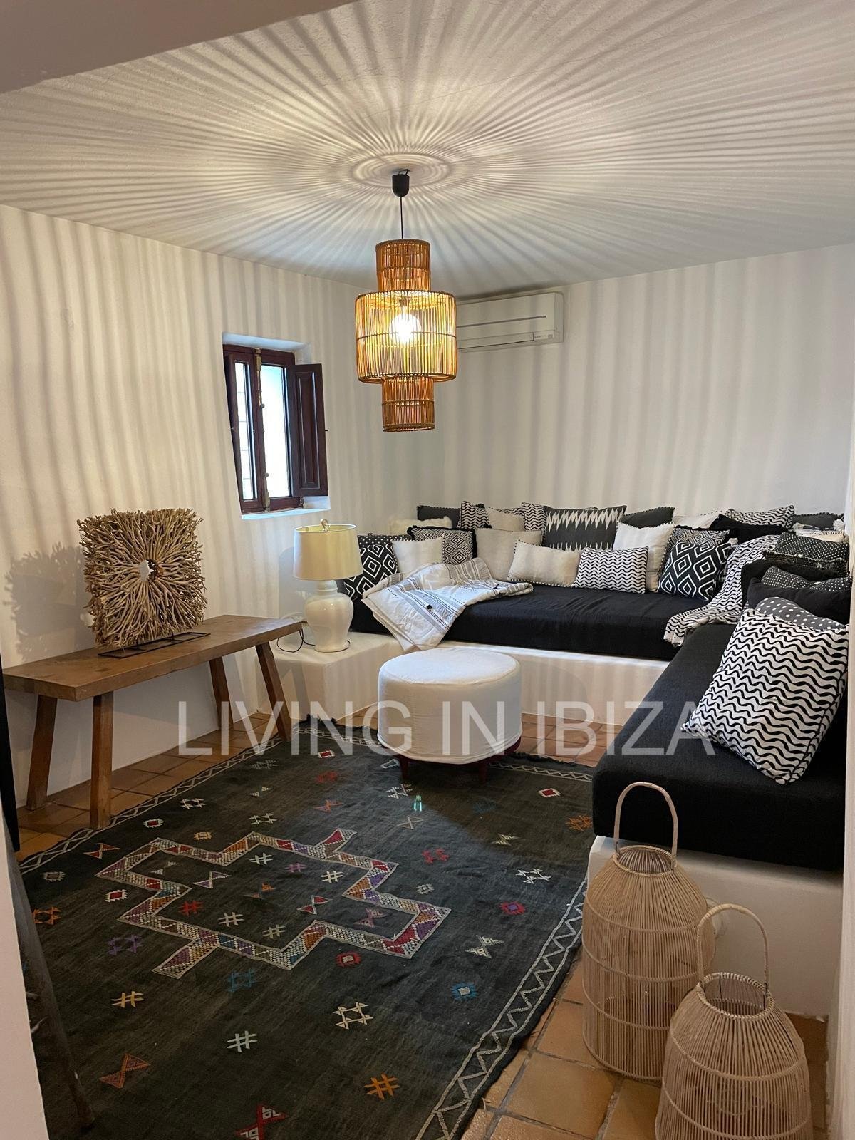 Exclusive brand new villa, contemporary Mediterranean style, saltwater pool, underfloor heating, annual rental, option for season 2026 Ibiza long term