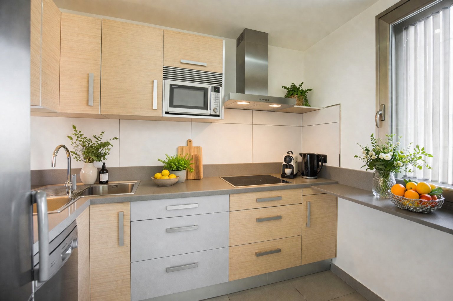 Annual long term rental apartment in Talamanca, Ibiza town. Unfurnished flat, 2 bedrooms, terrace, sea views, close to the beach and Marina Botafoch