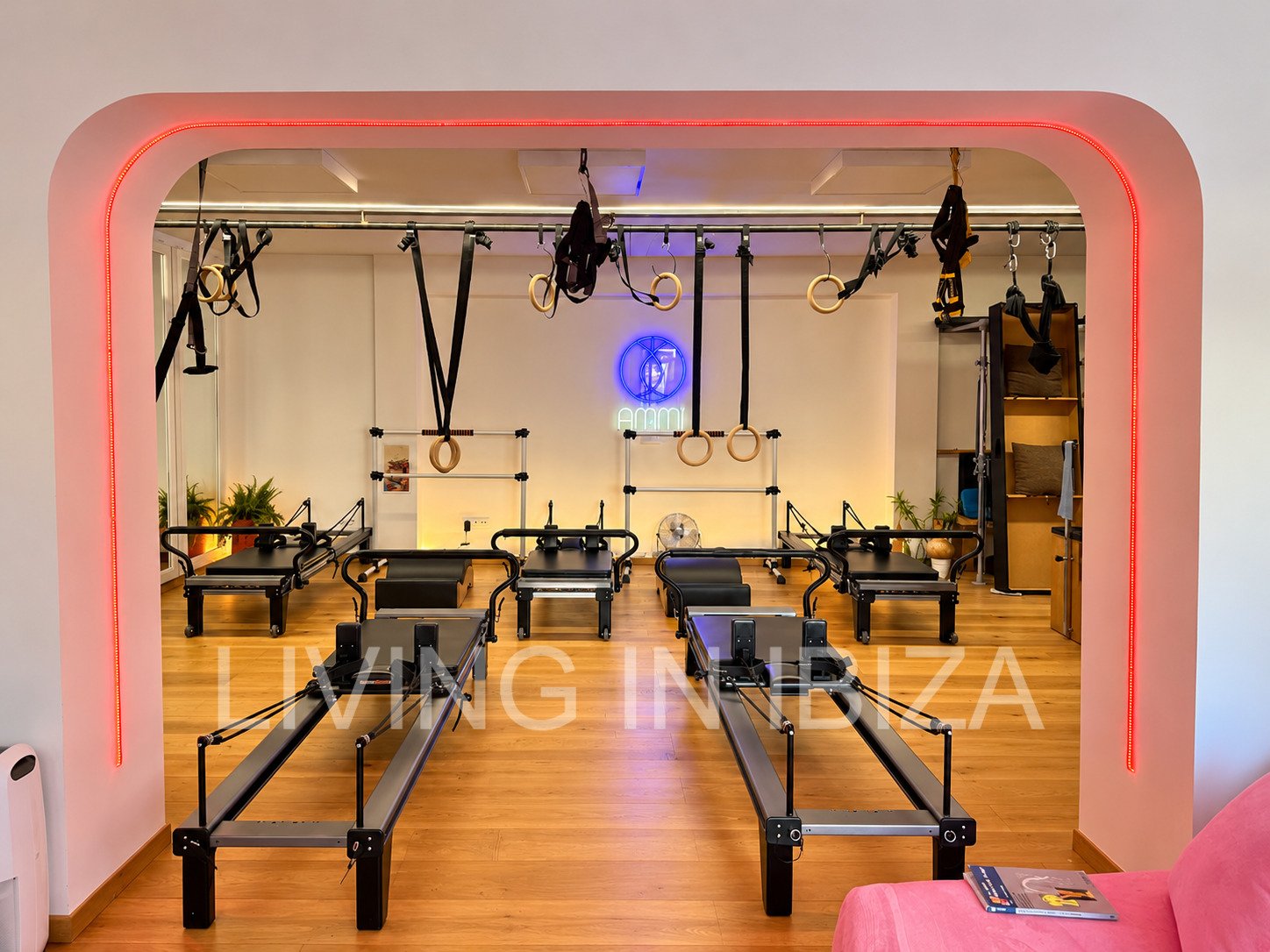 BUSINESS FOR SALE – EXCLUSIVE PILATES STUDIO IN SANTA EULÀRIA DEL RIU, IBIZA. Fully refurbished Pilates studio with an active client base