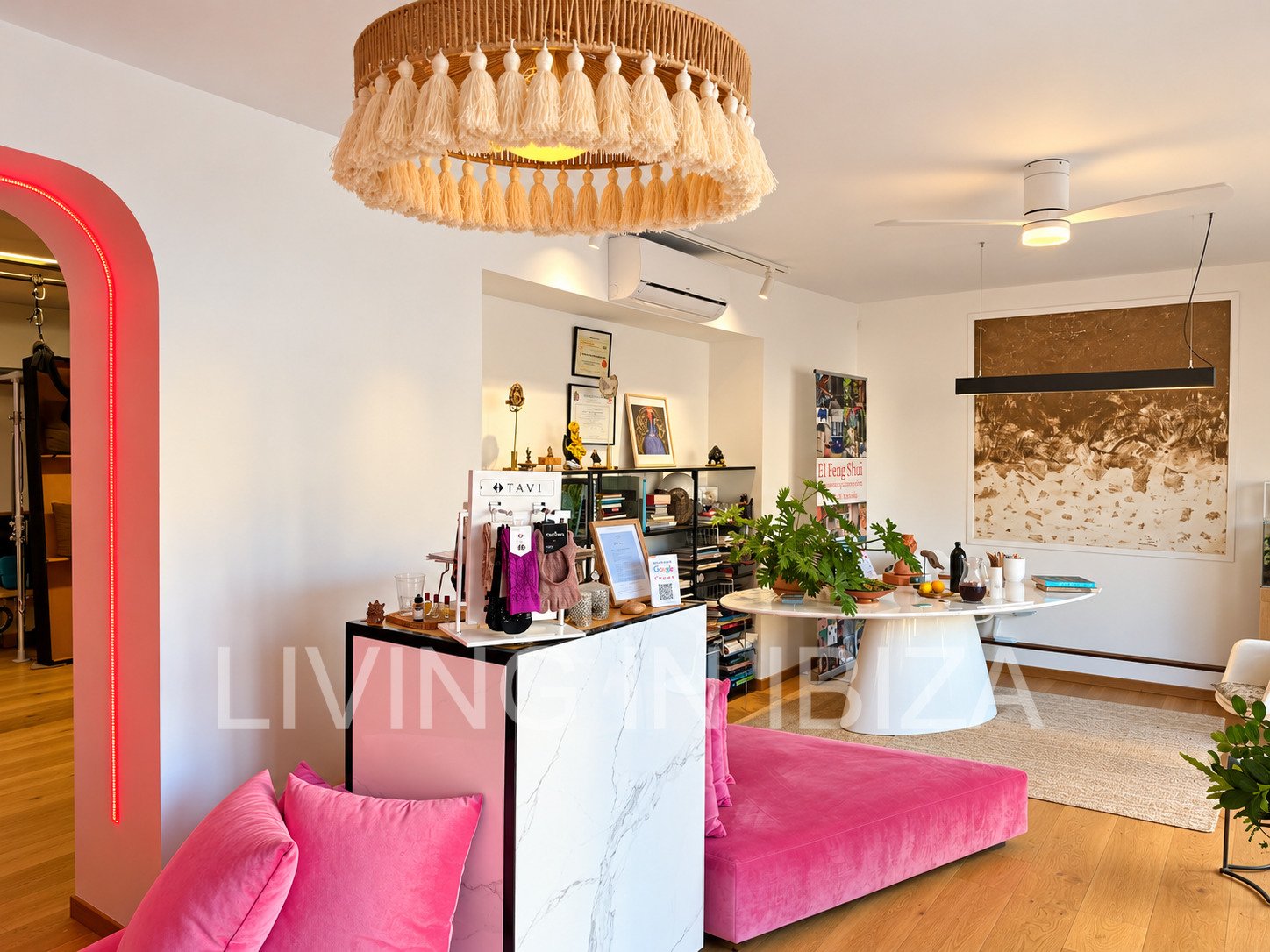 BUSINESS FOR SALE – EXCLUSIVE PILATES STUDIO IN SANTA EULÀRIA DEL RIU, IBIZA. Fully refurbished Pilates studio with an active client base