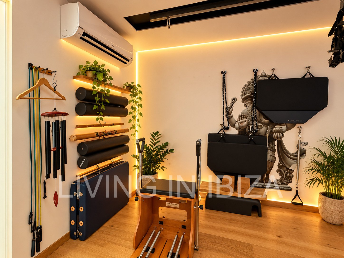 BUSINESS FOR SALE – EXCLUSIVE PILATES STUDIO IN SANTA EULÀRIA DEL RIU, IBIZA. Fully refurbished Pilates studio with an active client base