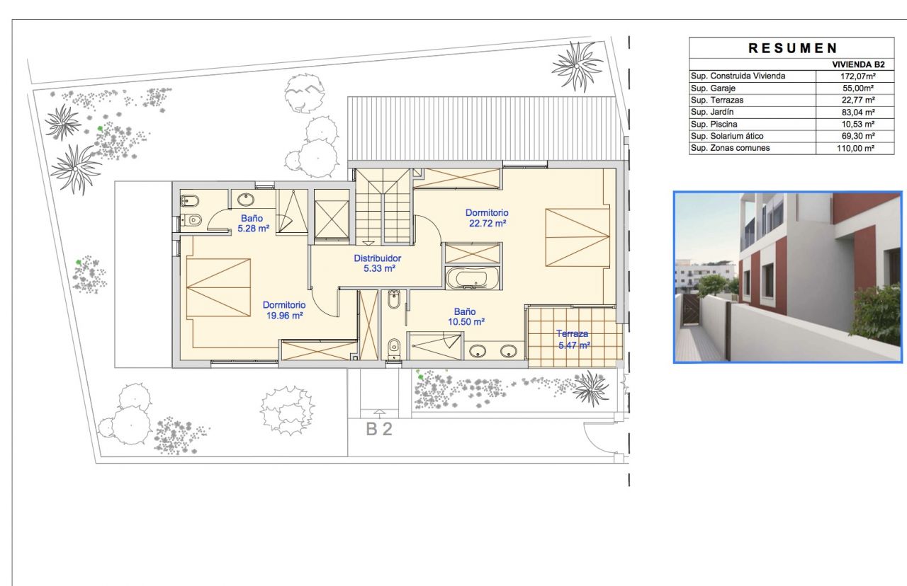 A la venta: chalet adosado de 4 plantas en Nuestra Señora de Jesús, con garaje, trastero, habitaciones con baños en suite, amplia terraza con vistas a