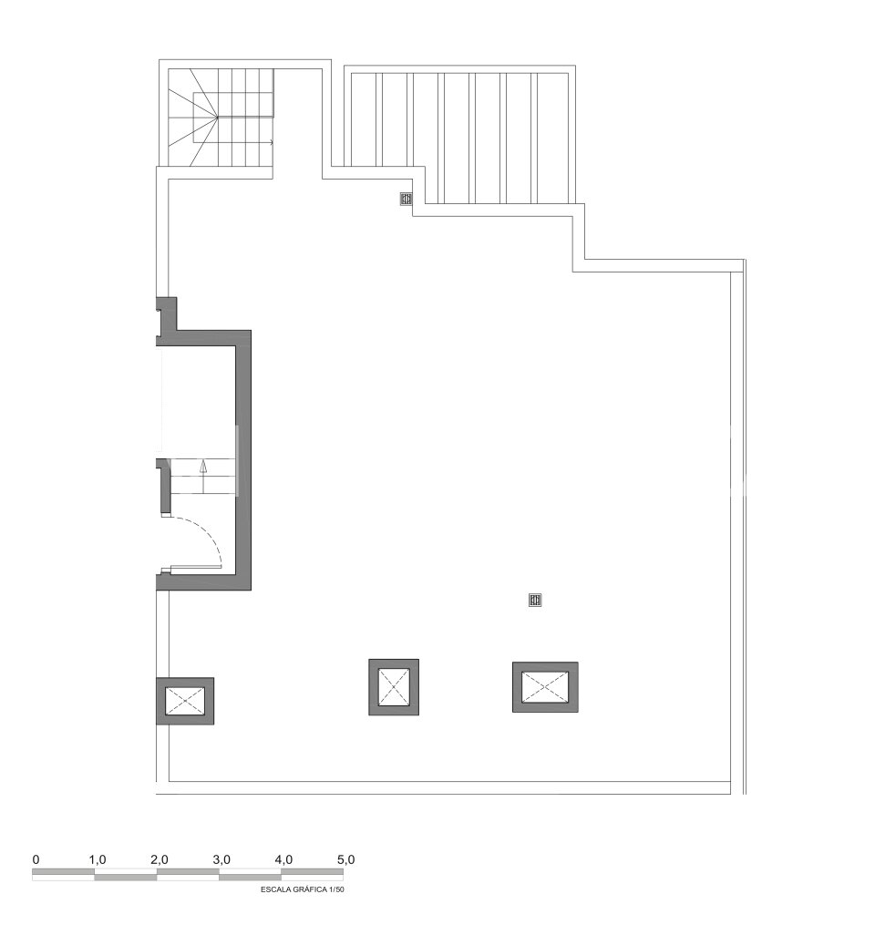 Can Buddha es un atractivo y moderno ático nuevo a estrenar sin amueblar en urbanización de lujo en la ciudad de Santa Eulalia del Río