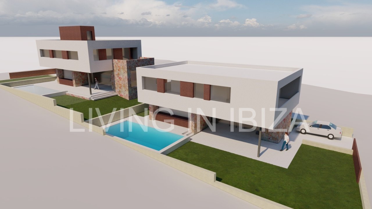 Alquiler anual. Magnífica villa de nueva construcción a estrenar de estilo moderno con piscina y vistas al mar se alquila a largo plazo en zona reside
