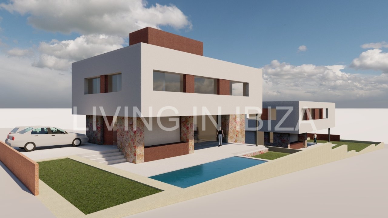 Alquiler anual. Magnífica villa de nueva construcción a estrenar de estilo moderno con piscina y vistas al mar se alquila a largo plazo en zona reside