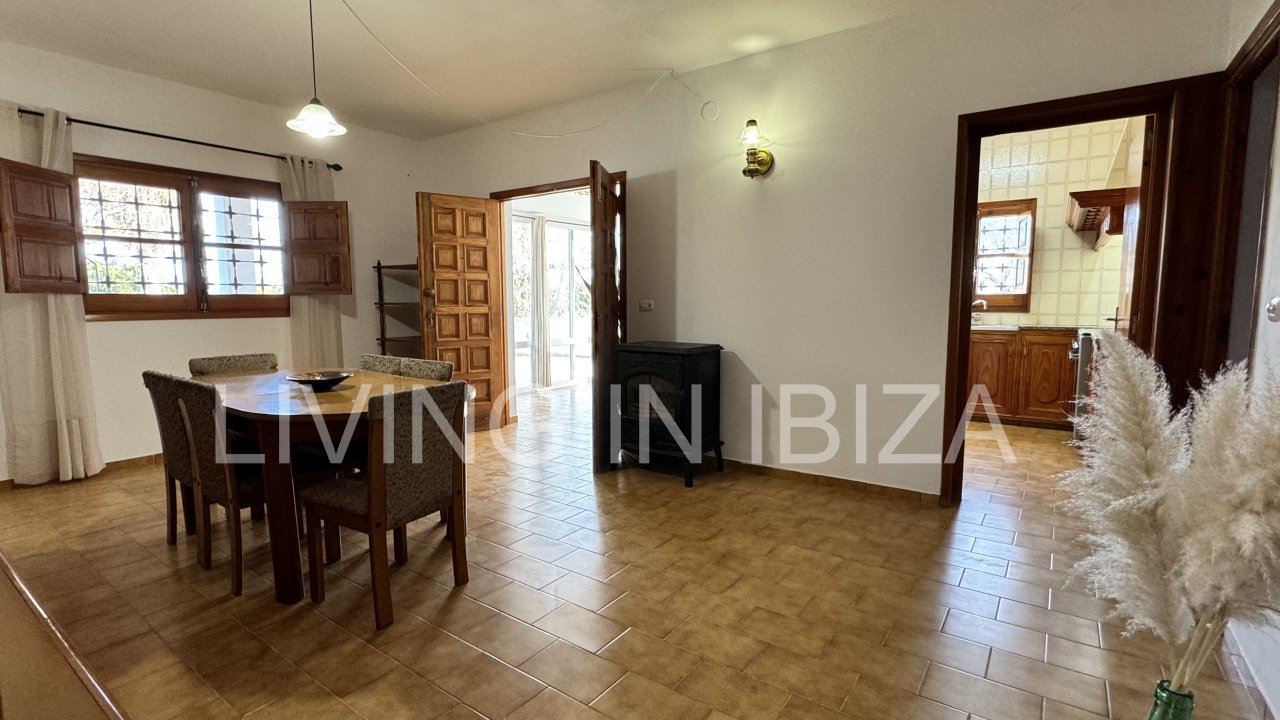 Casa única con encanto para alquilar en la zona de Cala San Vicente, Ibiza. En un lugar mágico que transmite paz. 