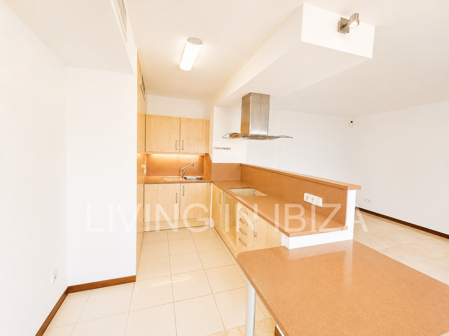 Wohnung im Herzen von Santa Eulària del Río auf Ibiza zu verkaufen.